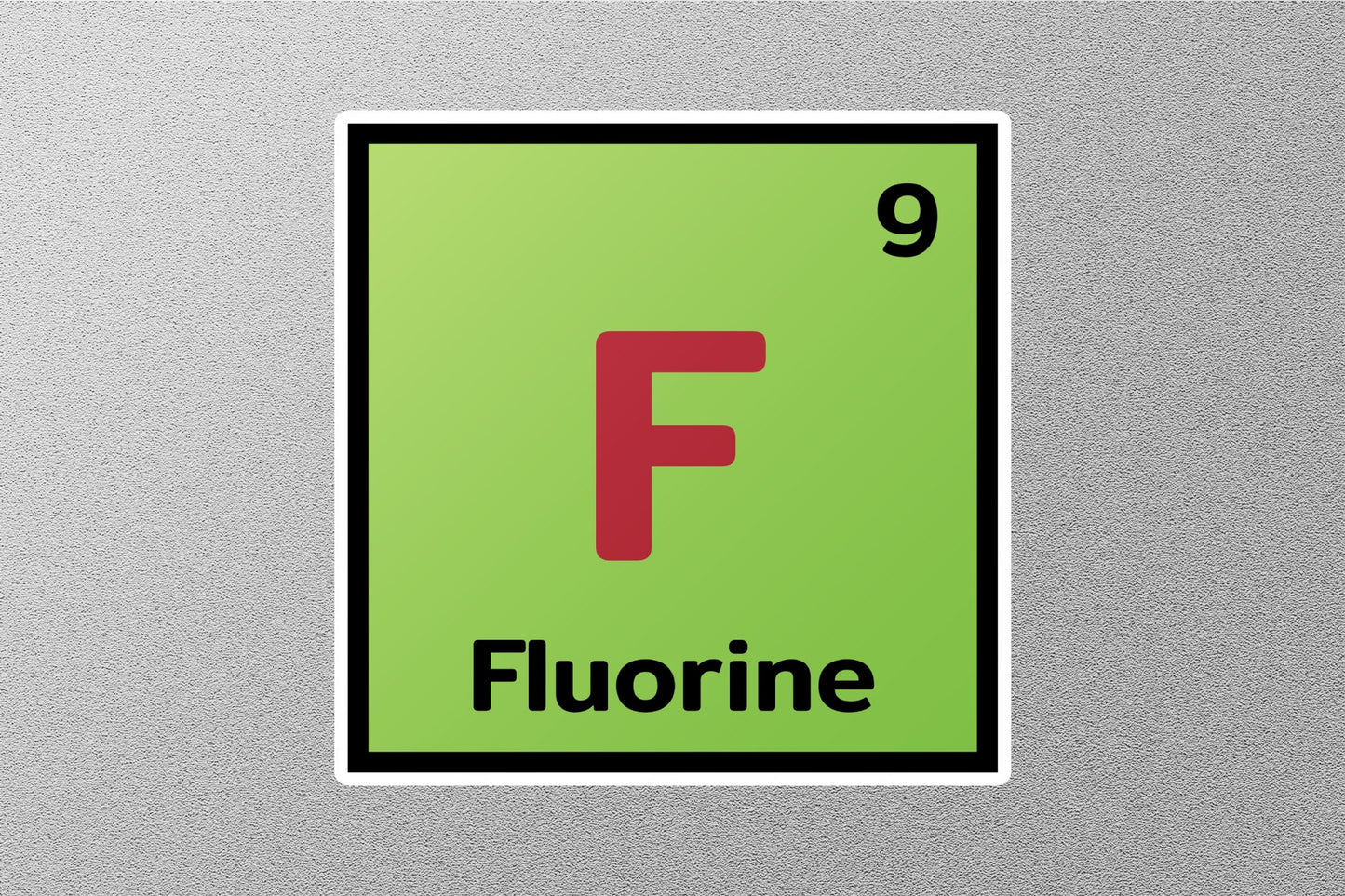Flurine Periodic Element Sticker
