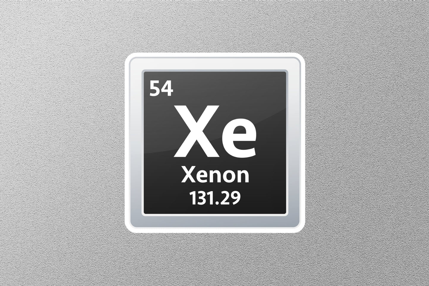 Xenon Periodic Element Sticker