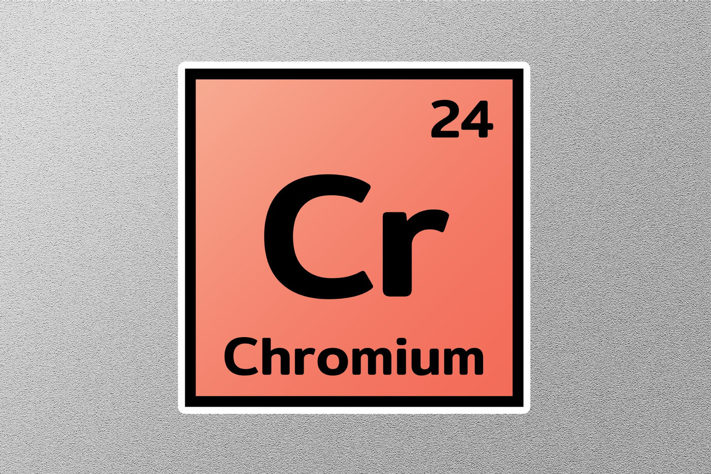 Wholesale Chromium Periodic Element Sticker