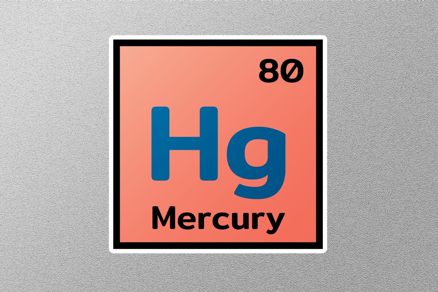 Wholesale Mercury Periodic Element Sticker