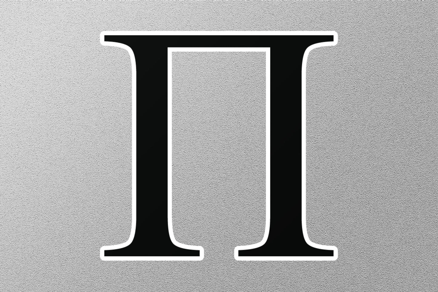 Pi Greek Alphabet Sticker