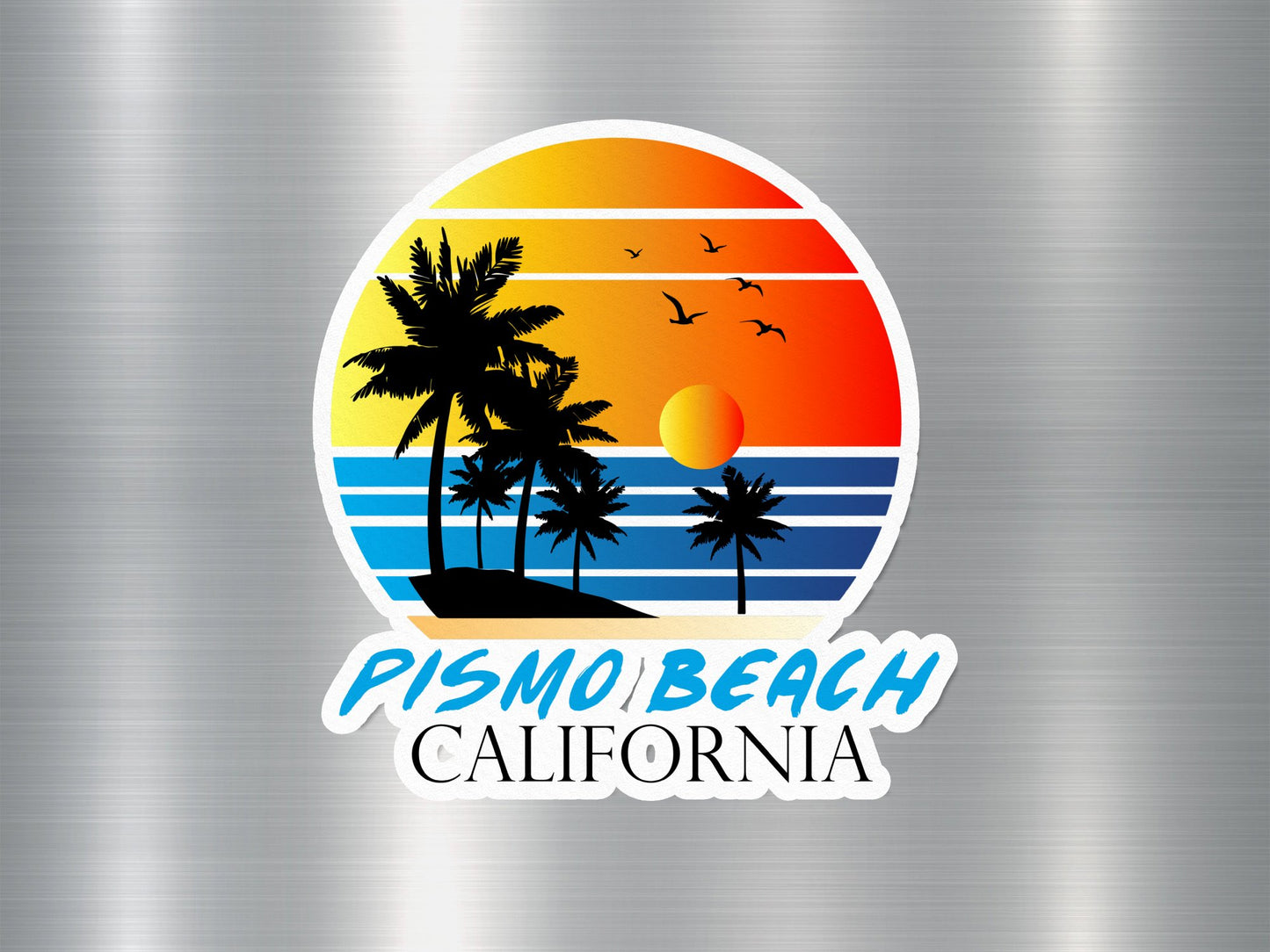 Wholesale Pismo Beach California Sunset Sticker