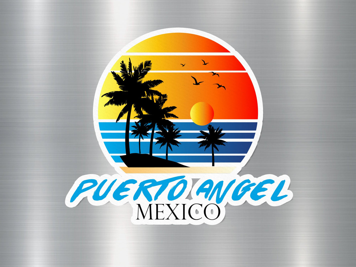 Wholesale Puerto Angel Mexico Sunset Sticker
