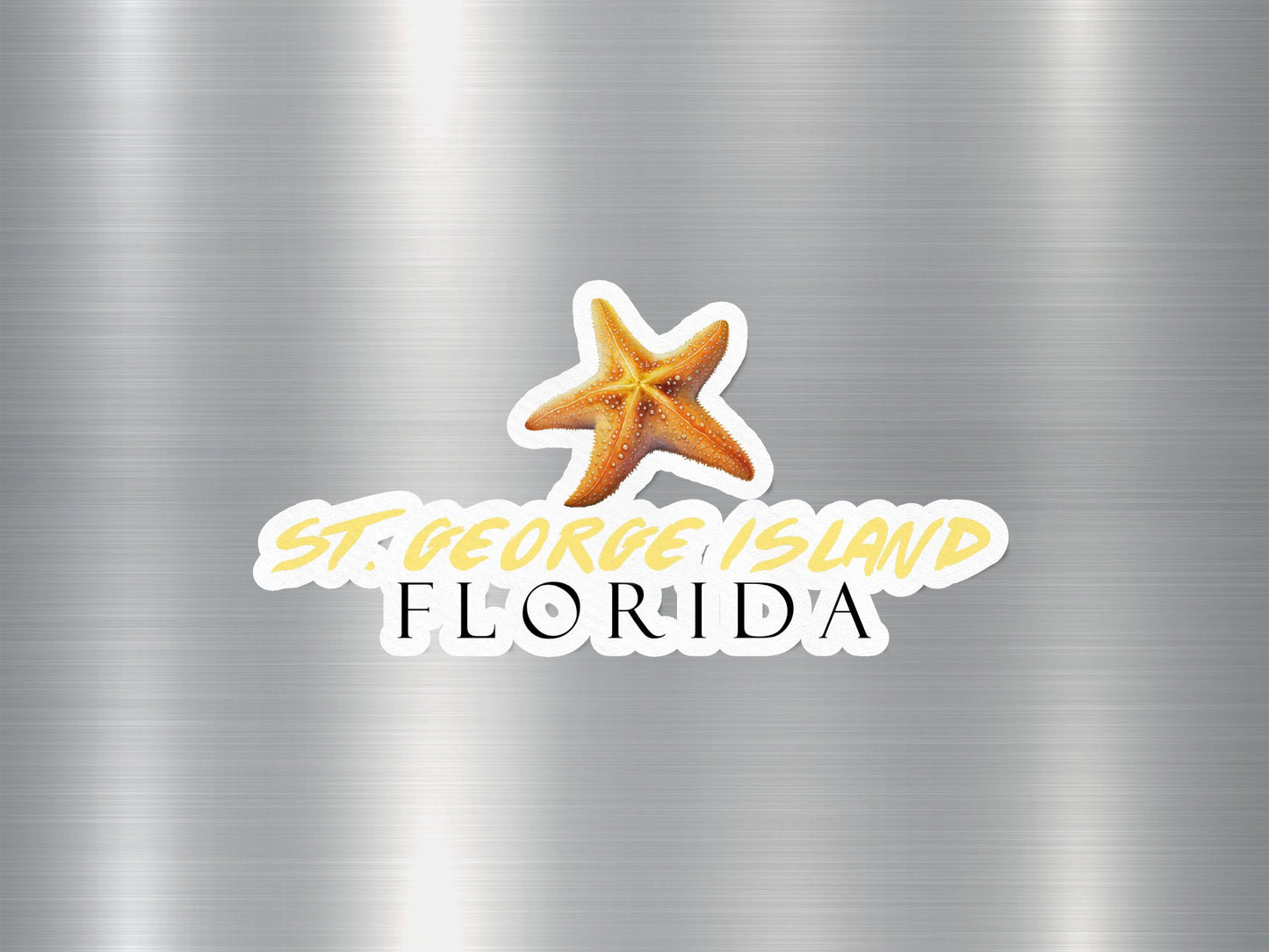 Wholesale St. George Island Florida Starfish Sticker