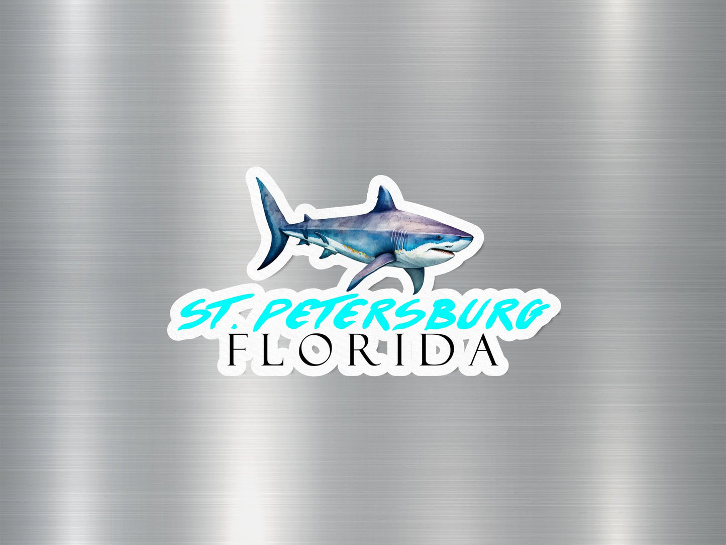Wholesale St. Petersburg Florida Shark Sticker