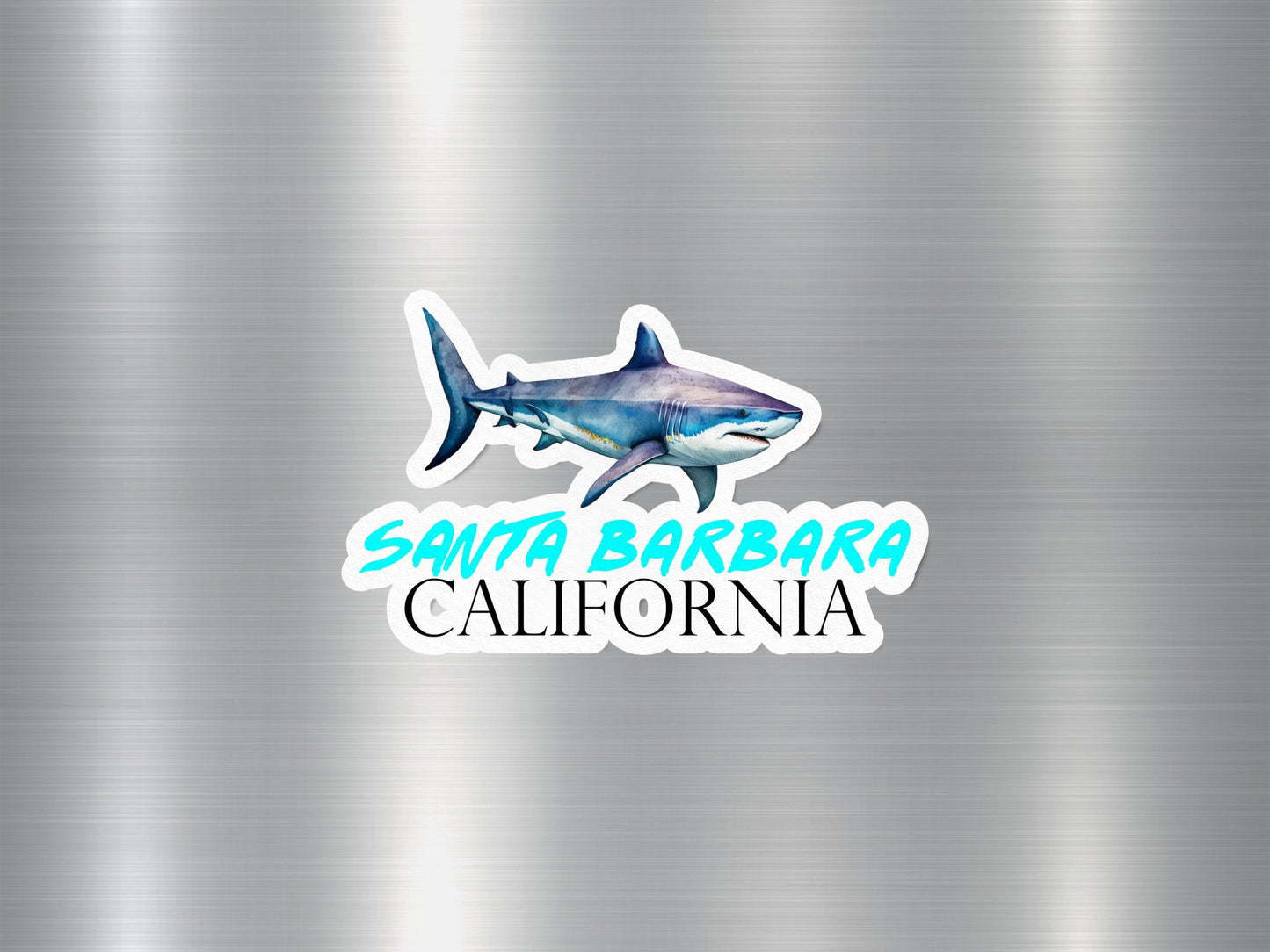 Wholesale Santa Barbara California Shark Sticker