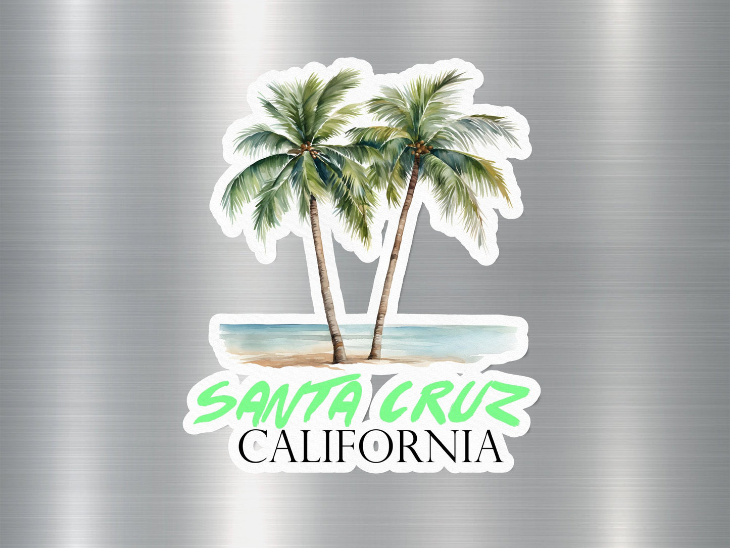 Wholesale Santa Cruz California Palm Tree Sticker