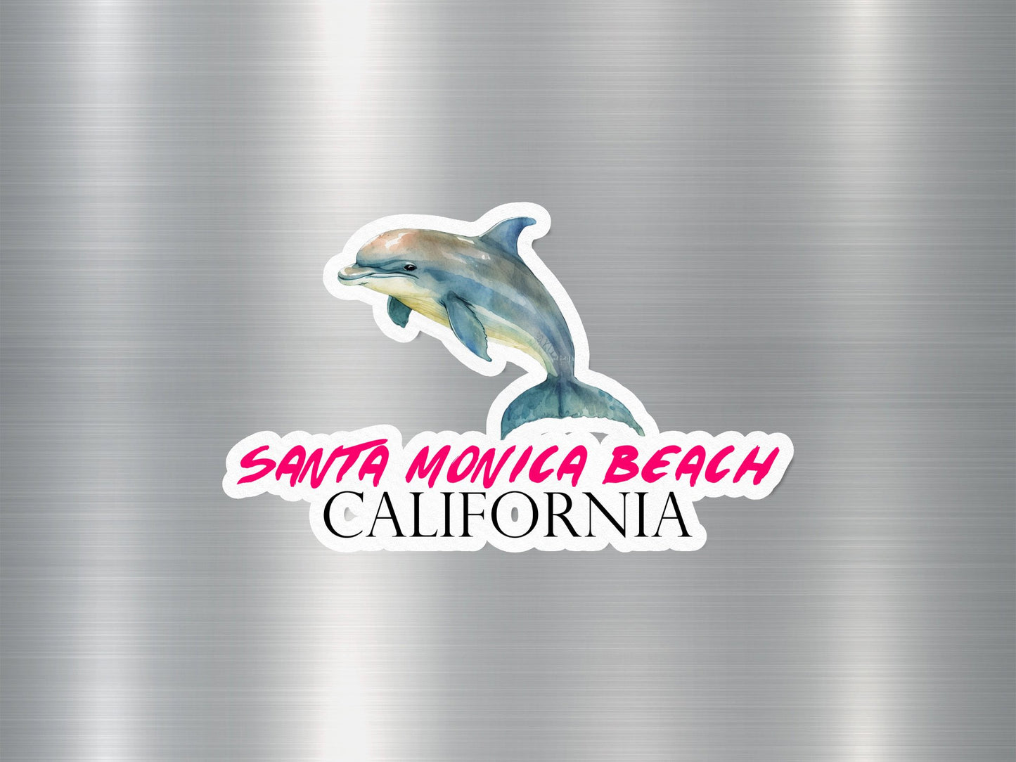 Wholesale Santa Monica Beach California Dolphin Sticker