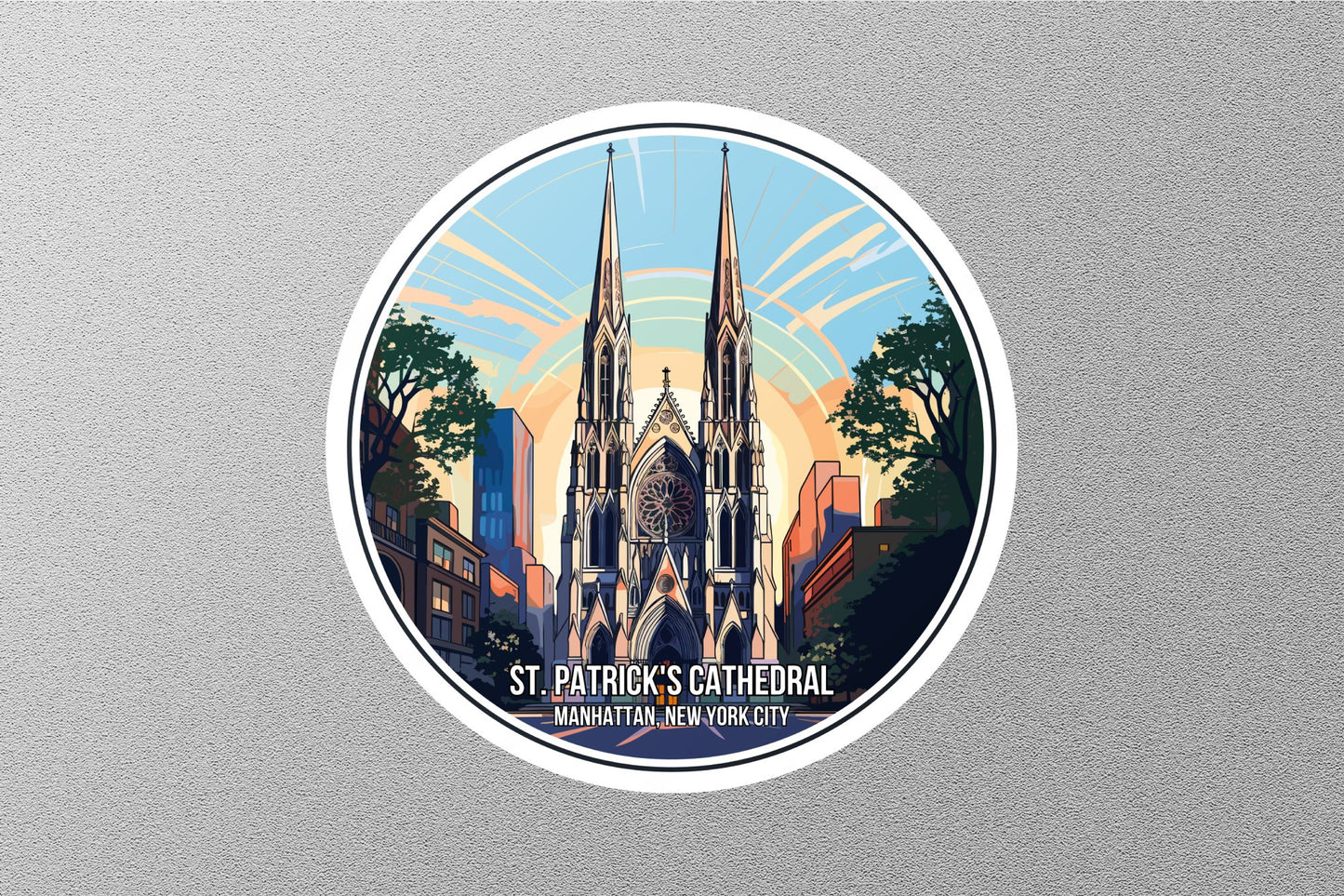 Wholesale St. Patrick_s Cathedral Sticker