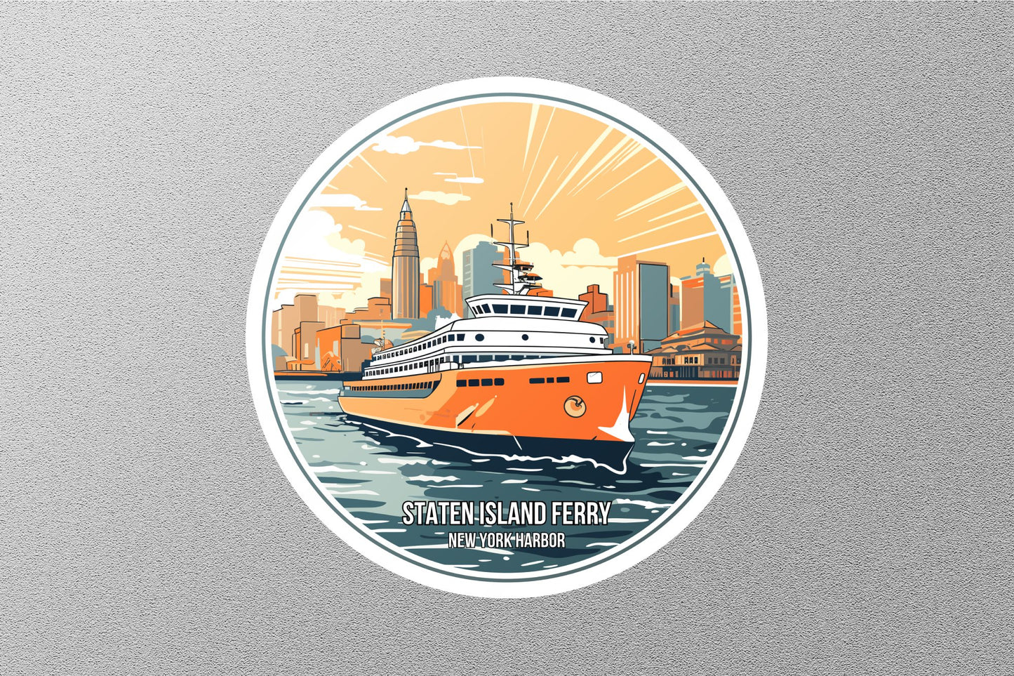Wholesale Staten Island Ferry Sticker