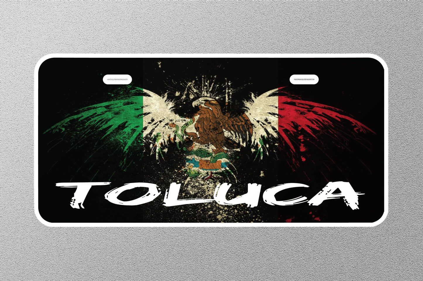 Wholesale TOLUCA Mexico Licence Plate Sticker