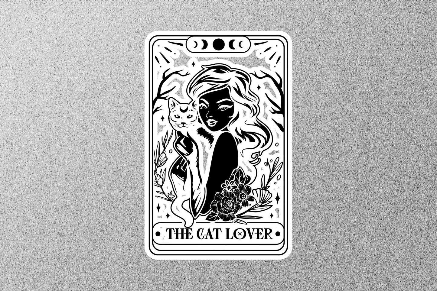Wholesale The Cat Lover Funny Tarot Sticker
