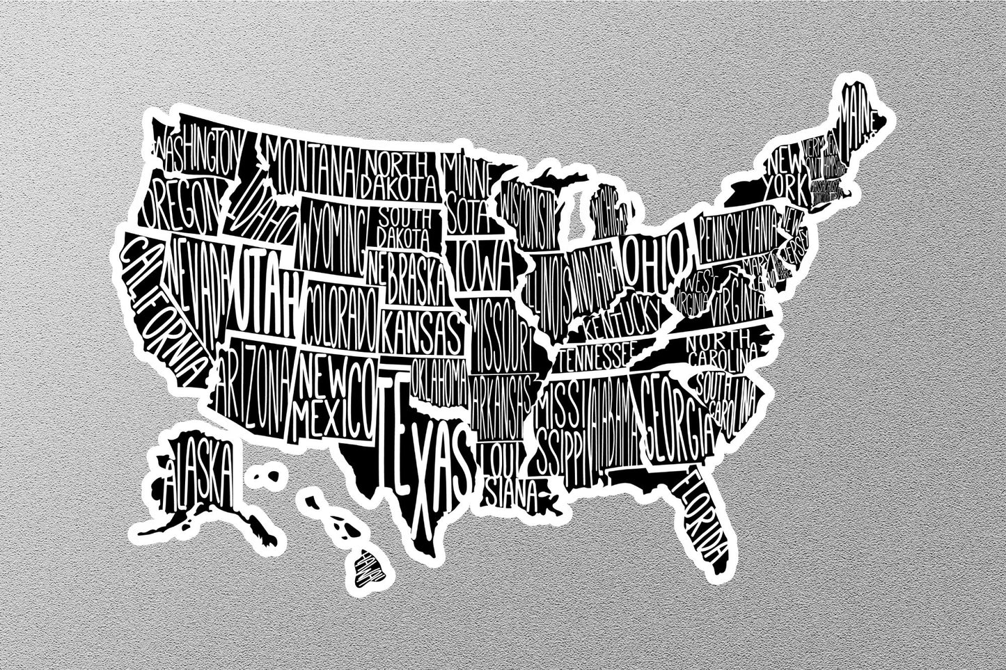 Wholesale Alaska Hawaii State Sticker