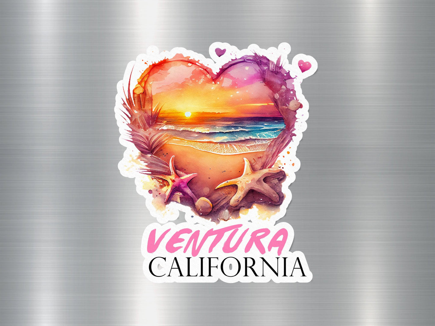 Wholesale Ventura California Heart Sticker