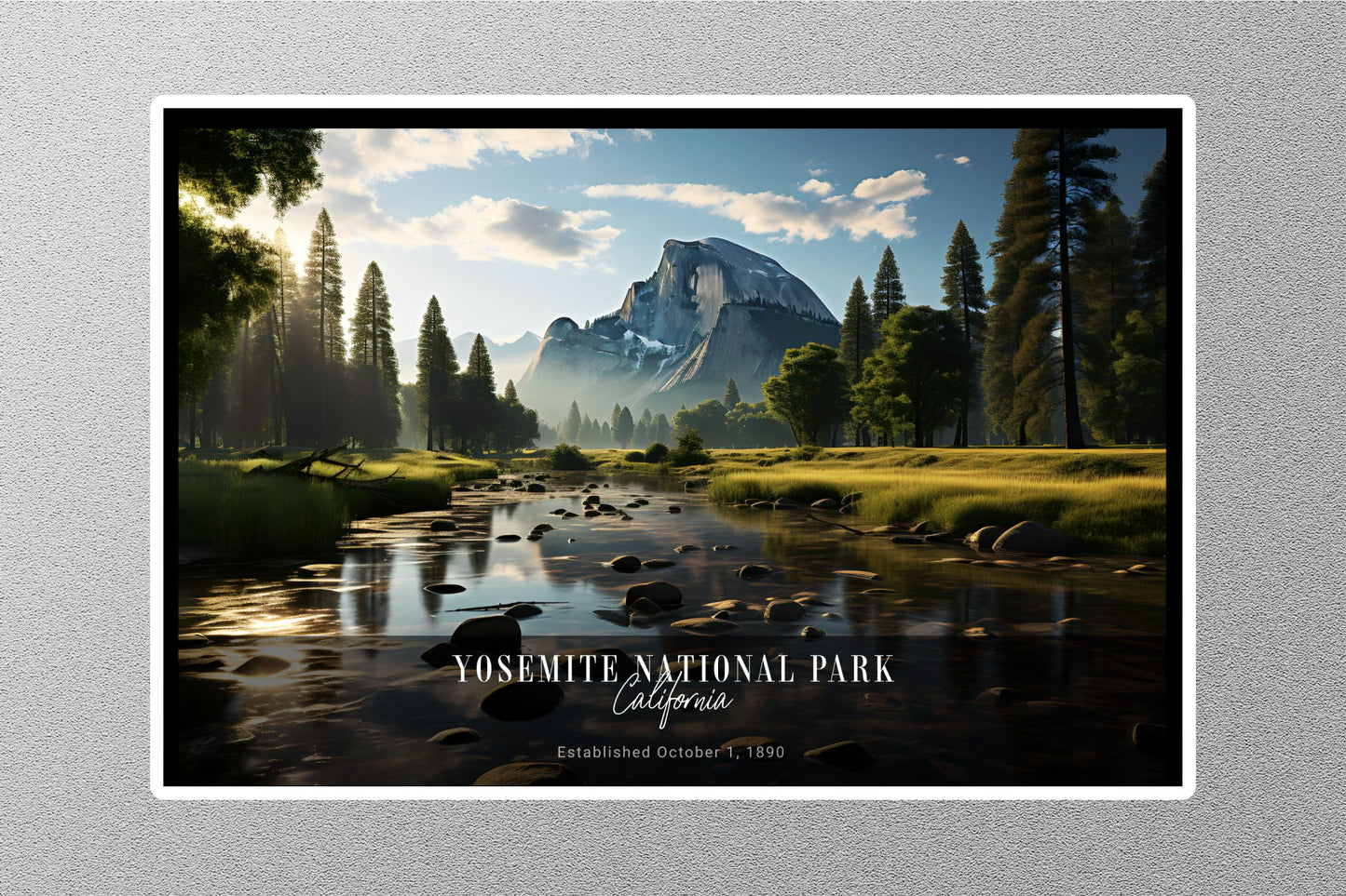 Wholesale Yosemite Sunrise National Park Sticker