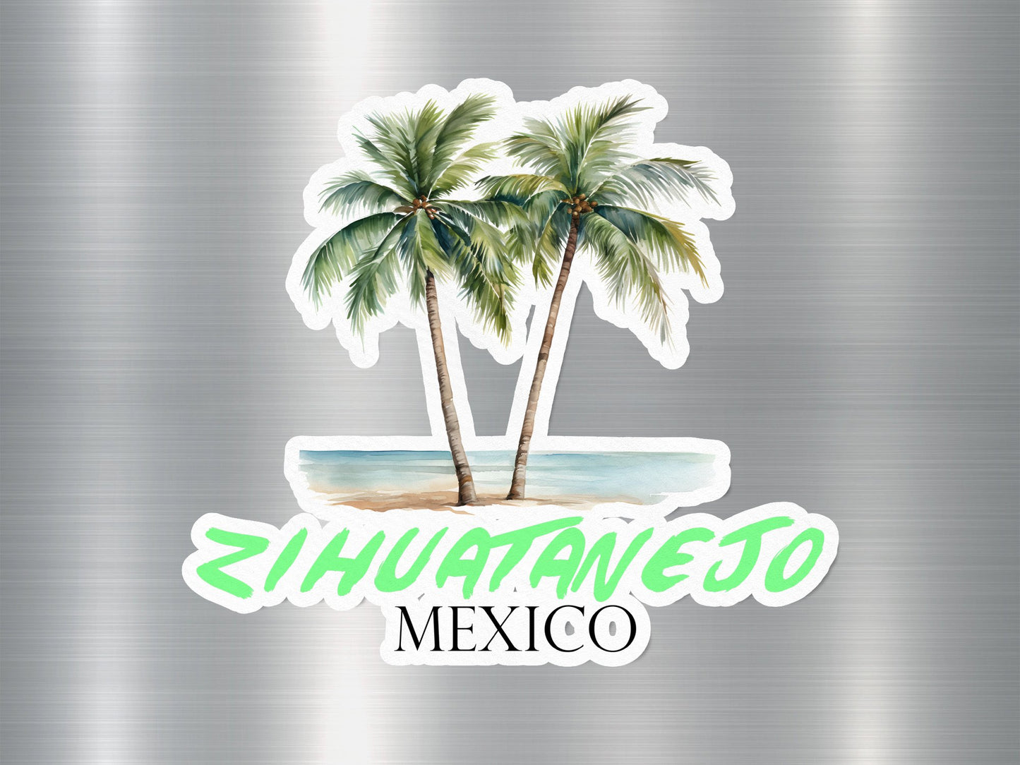 Wholesale Zihuatanejo Mexico Palm Tree Sticker