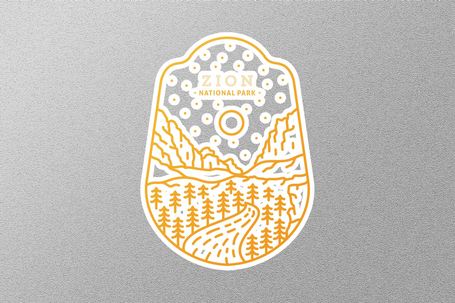 Wholesale Zion 2 National Park Sticker