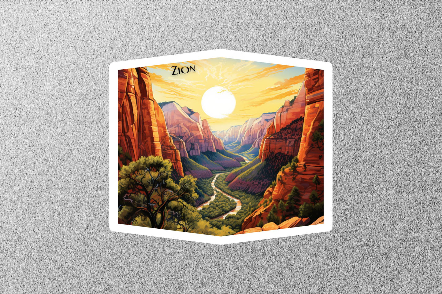 Wholesale Zion 1 National Park Sticker