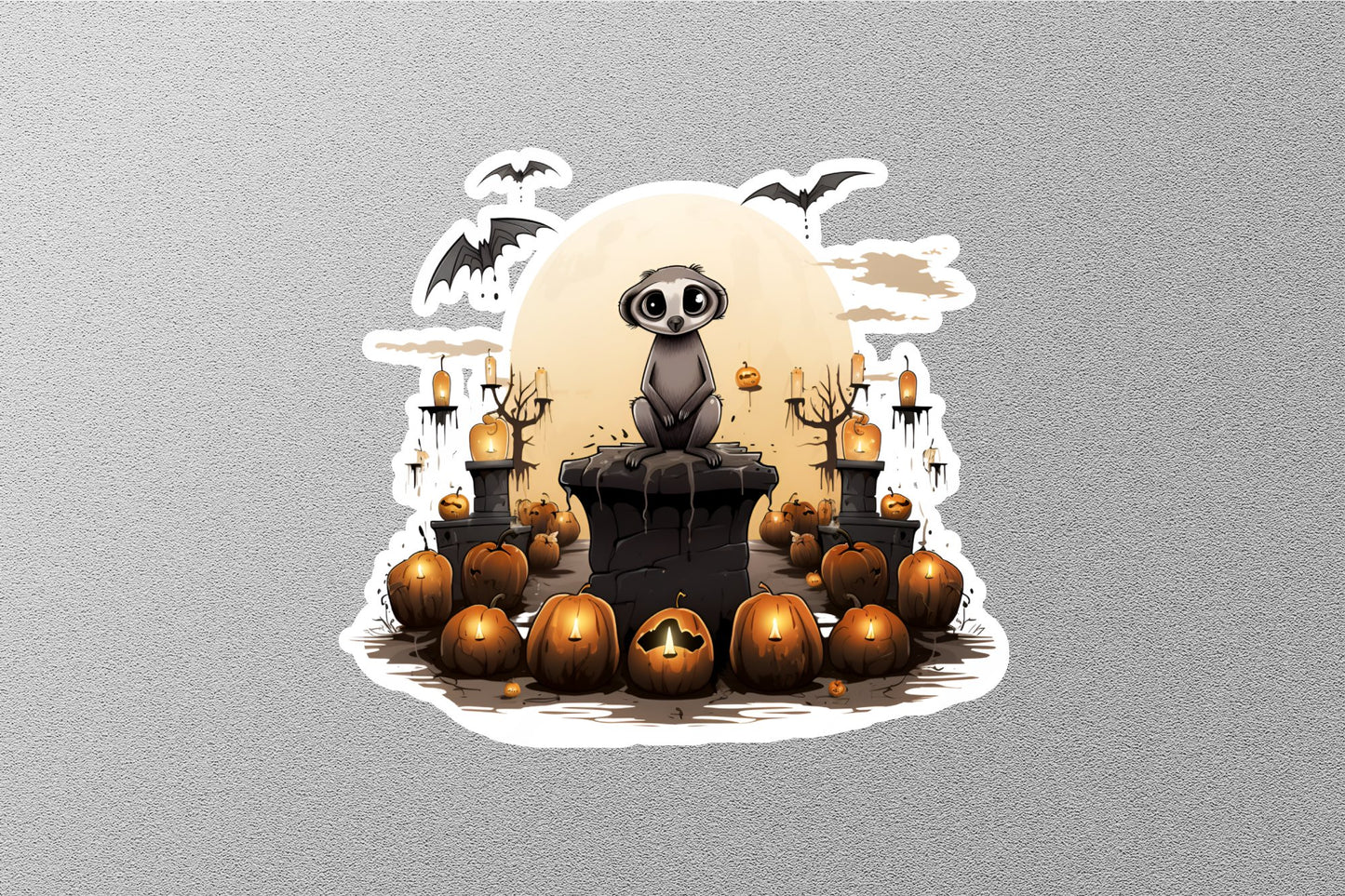Wholesale Cute Kawaii With Halloween Pumpkins Sticker