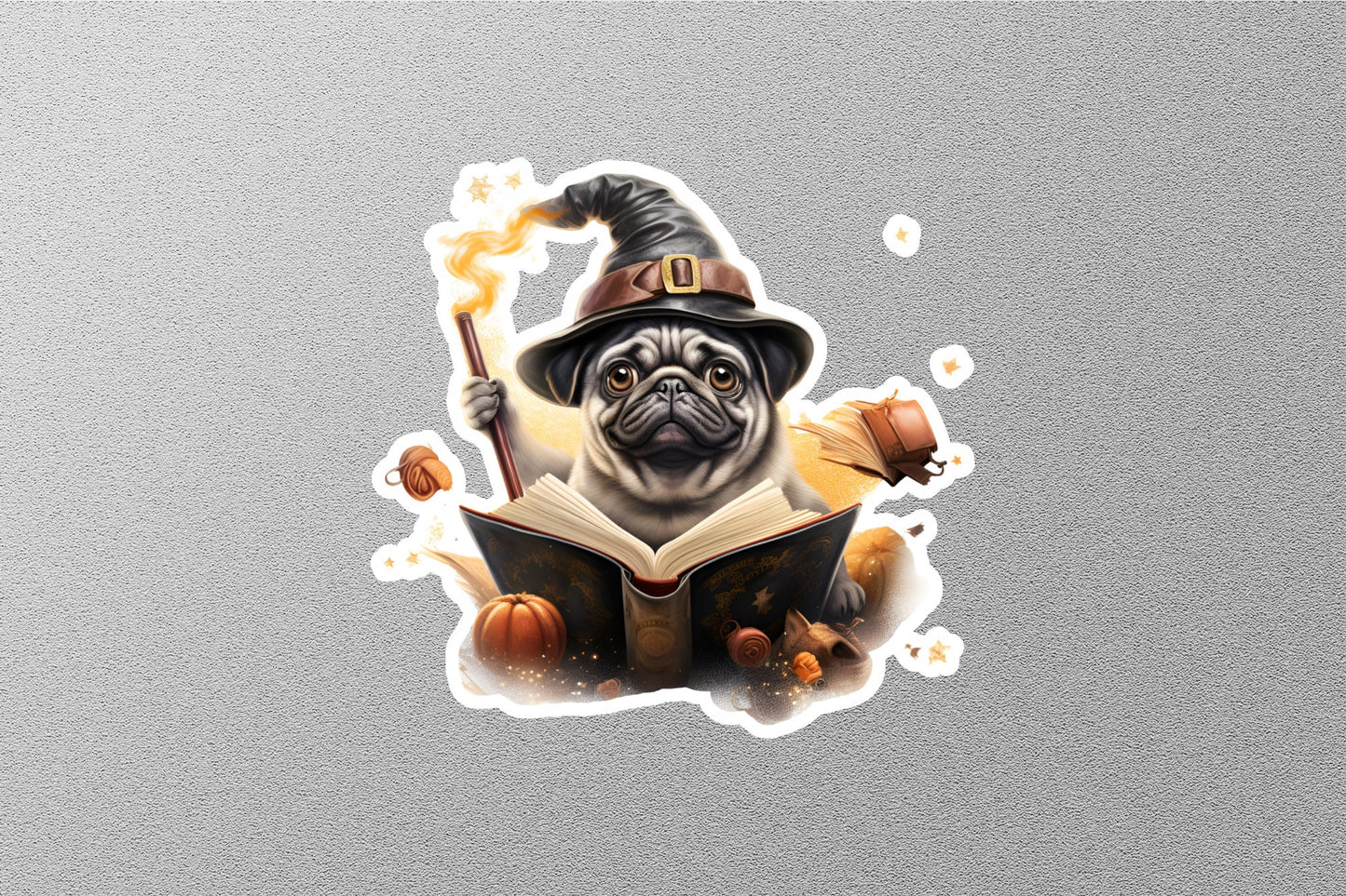 Wholesale Cute Dog With Book Halloween Sticker