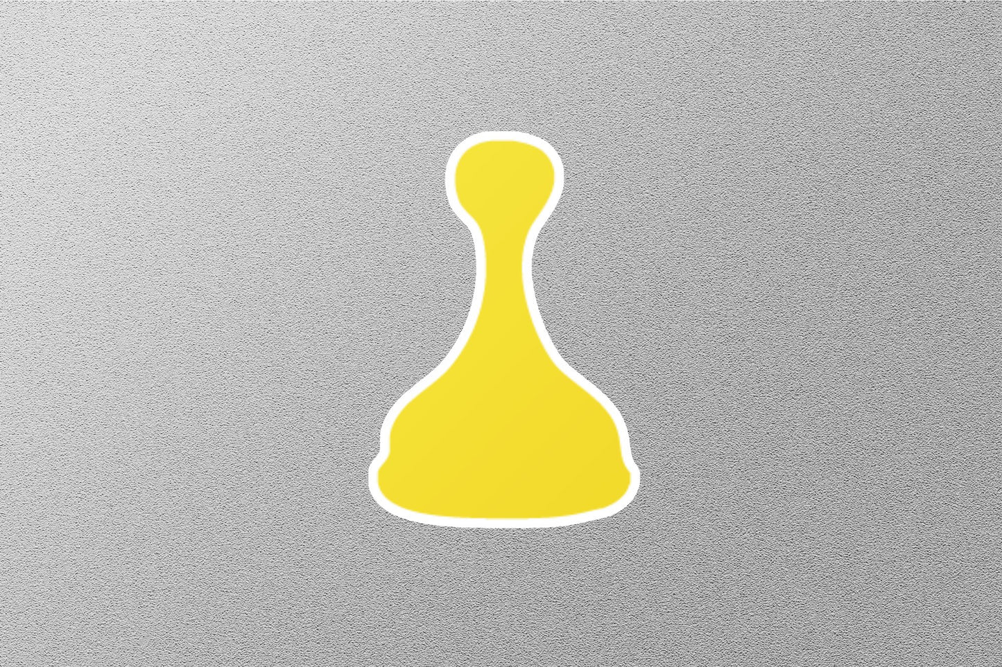 Wholesale Yellow Chess Pawn Sticker