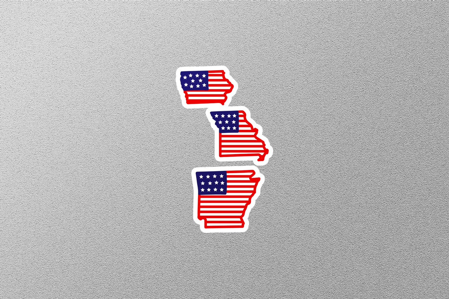 Wholesale ia-mo-ar-FLAGS State Sticker