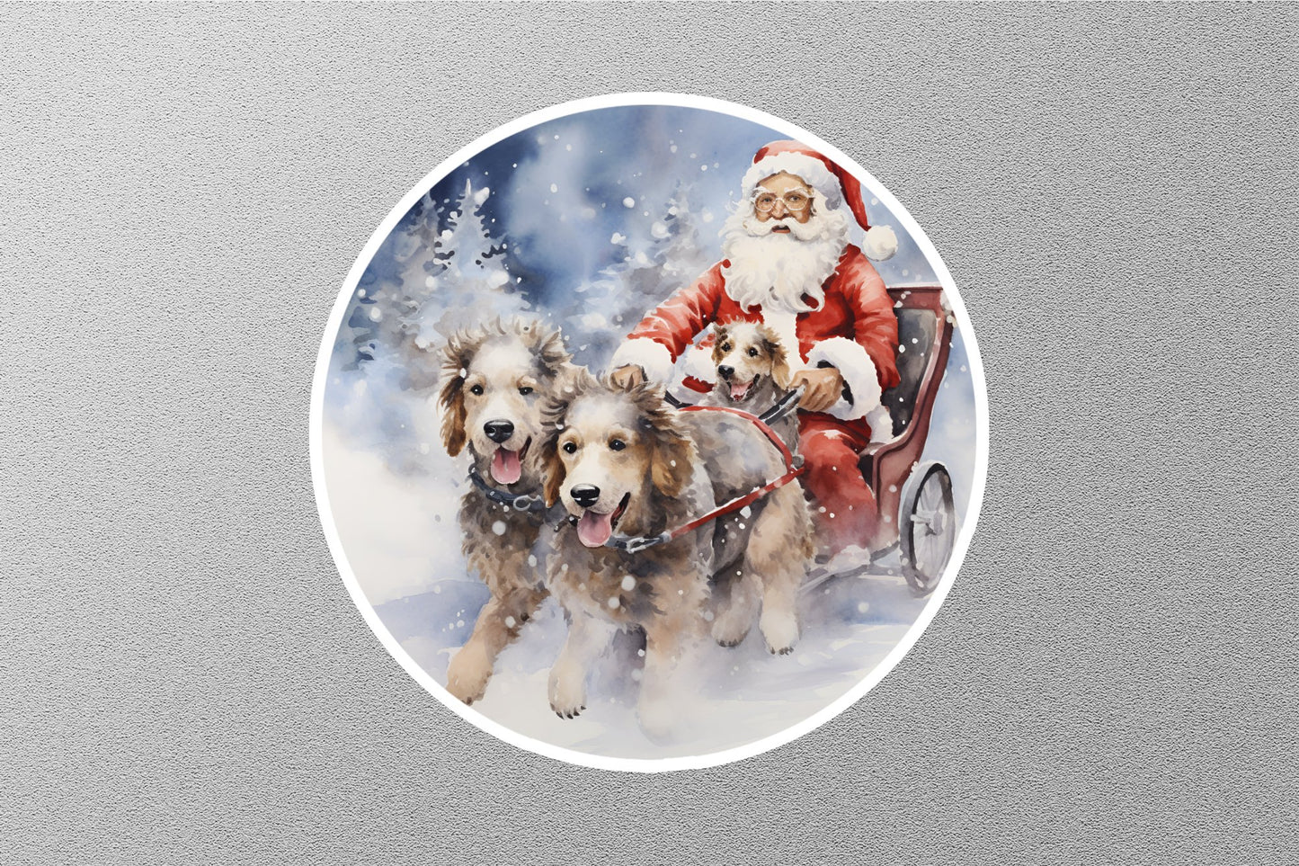 Wholesale Sheltie Dogs Christmas Sticker
