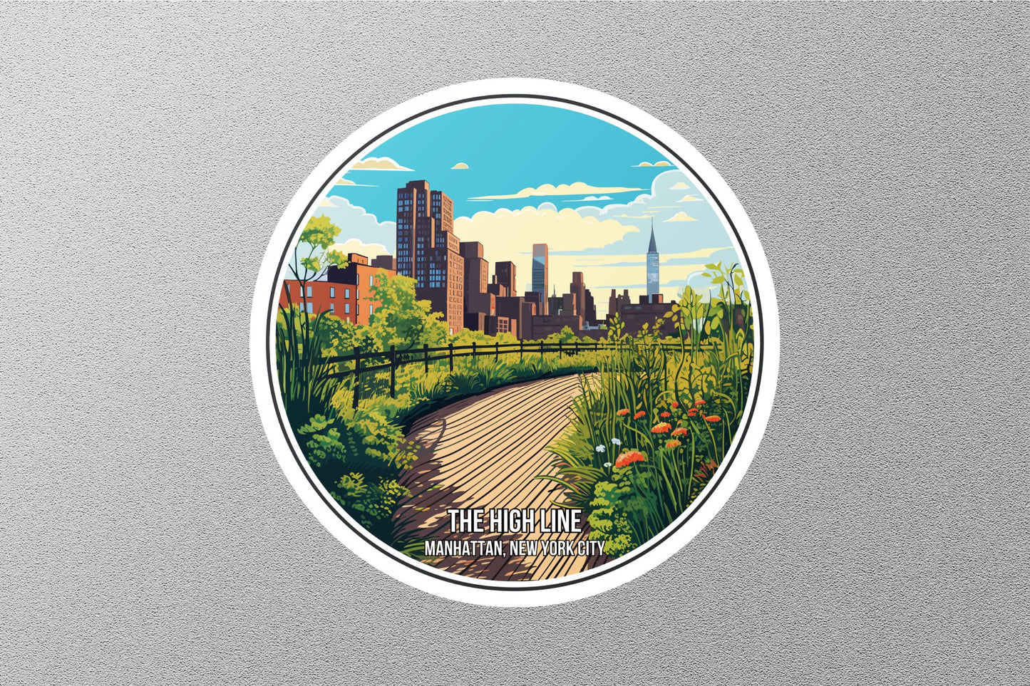 Wholesale The High Line Sticker