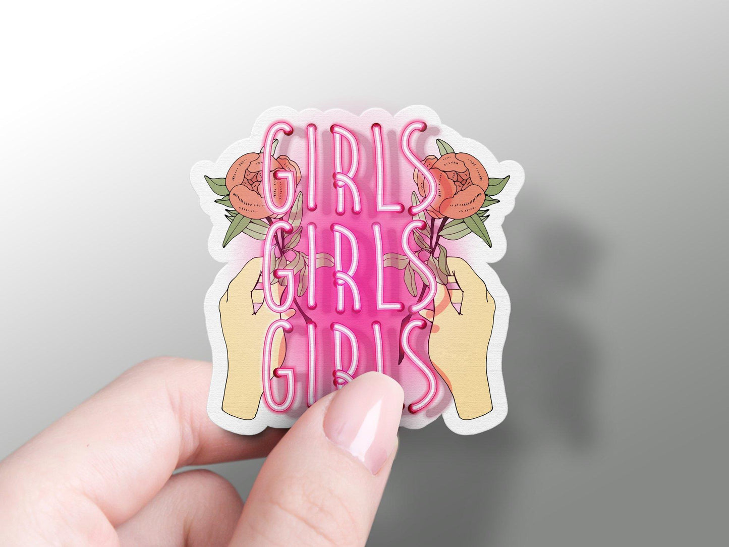 Wholesale Girls Girls Girls Sticker