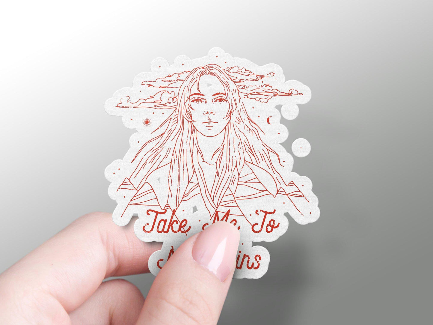 Wholesale Sky Girl Sticker