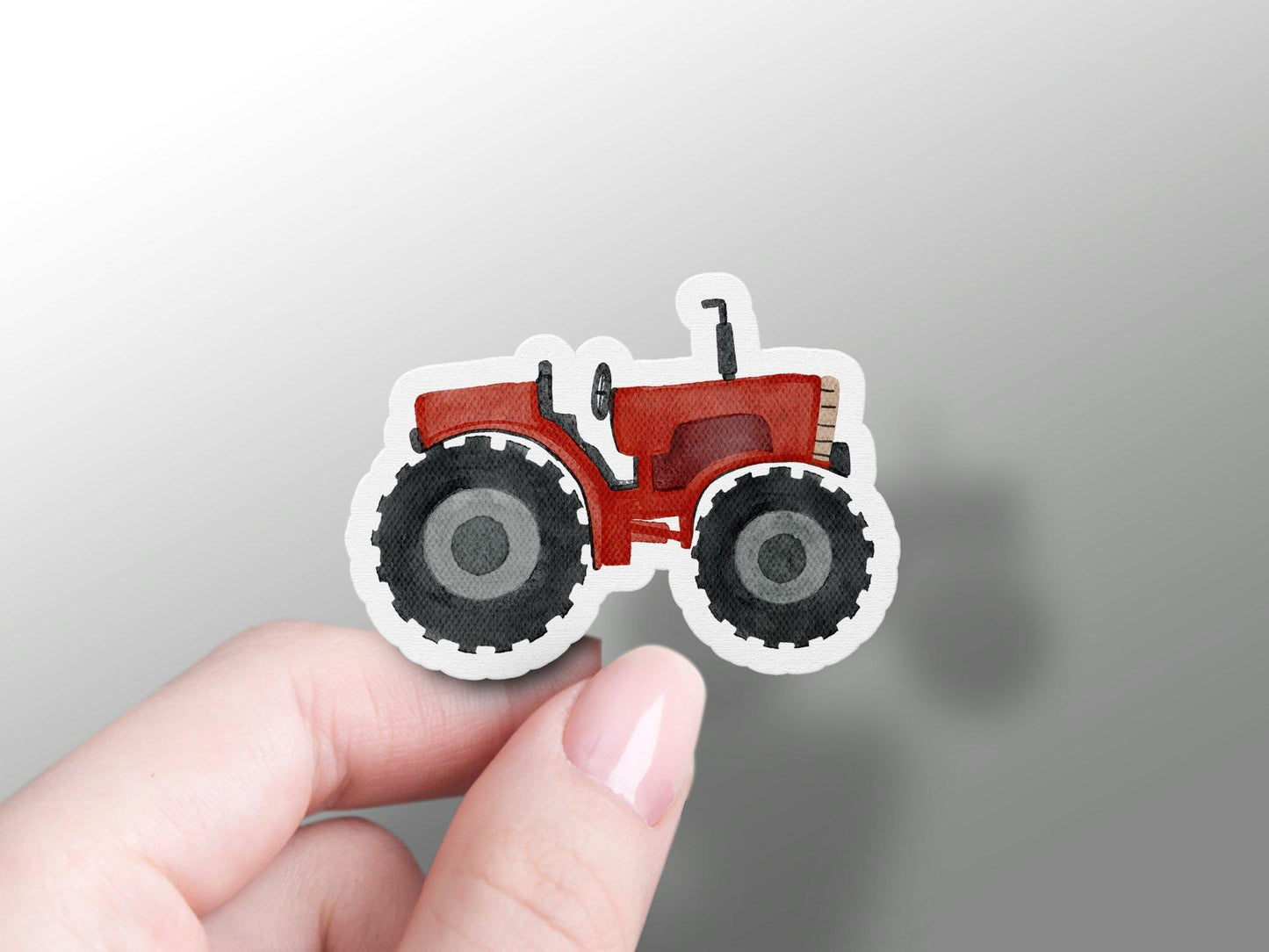Wholesale Red Tractor Sticker