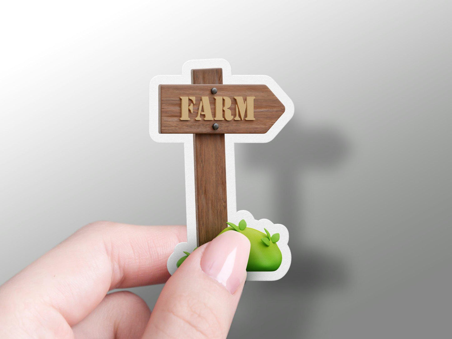 Farm Wood Sticker