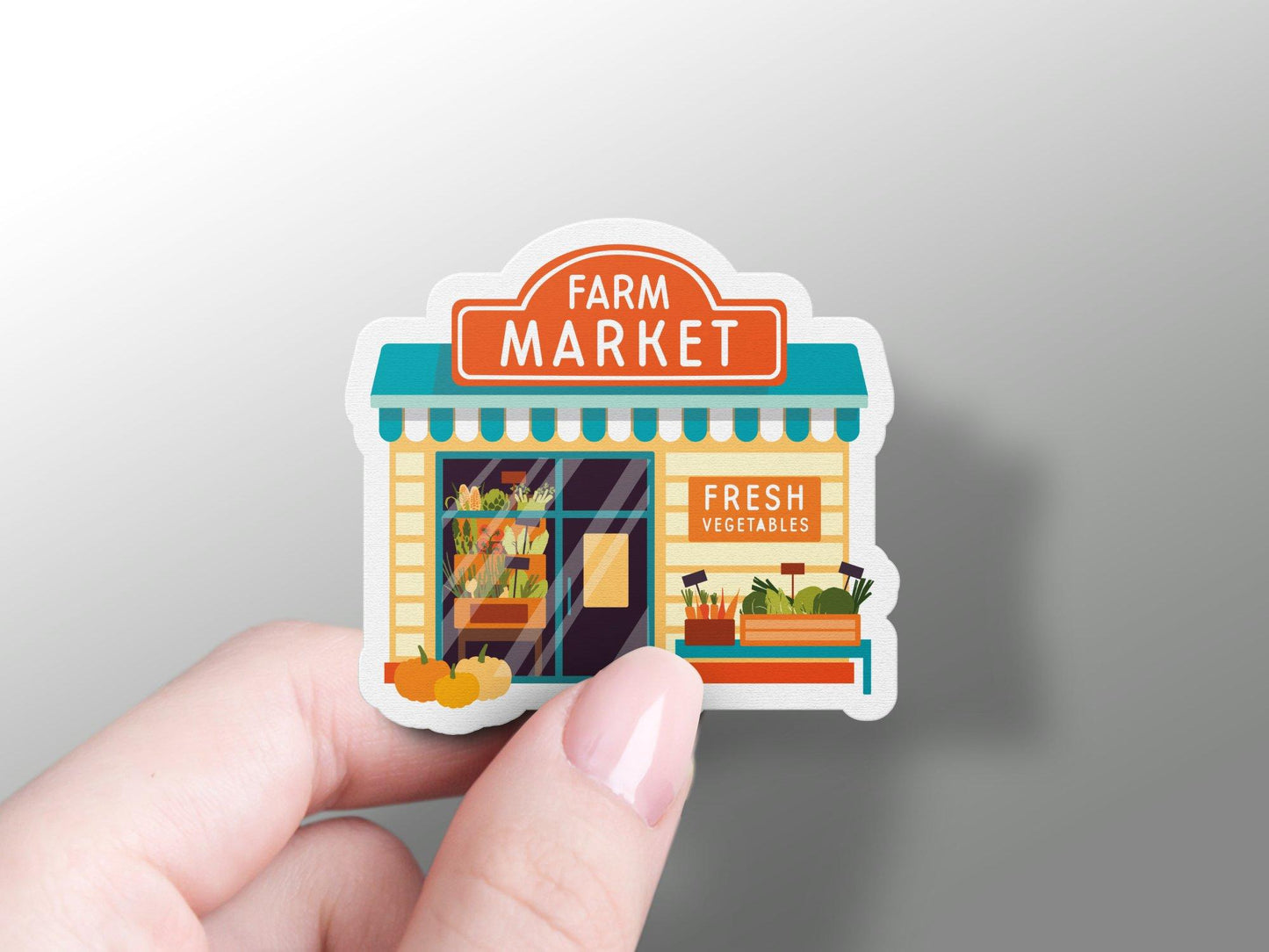 Wholesale Farm Market Sticker