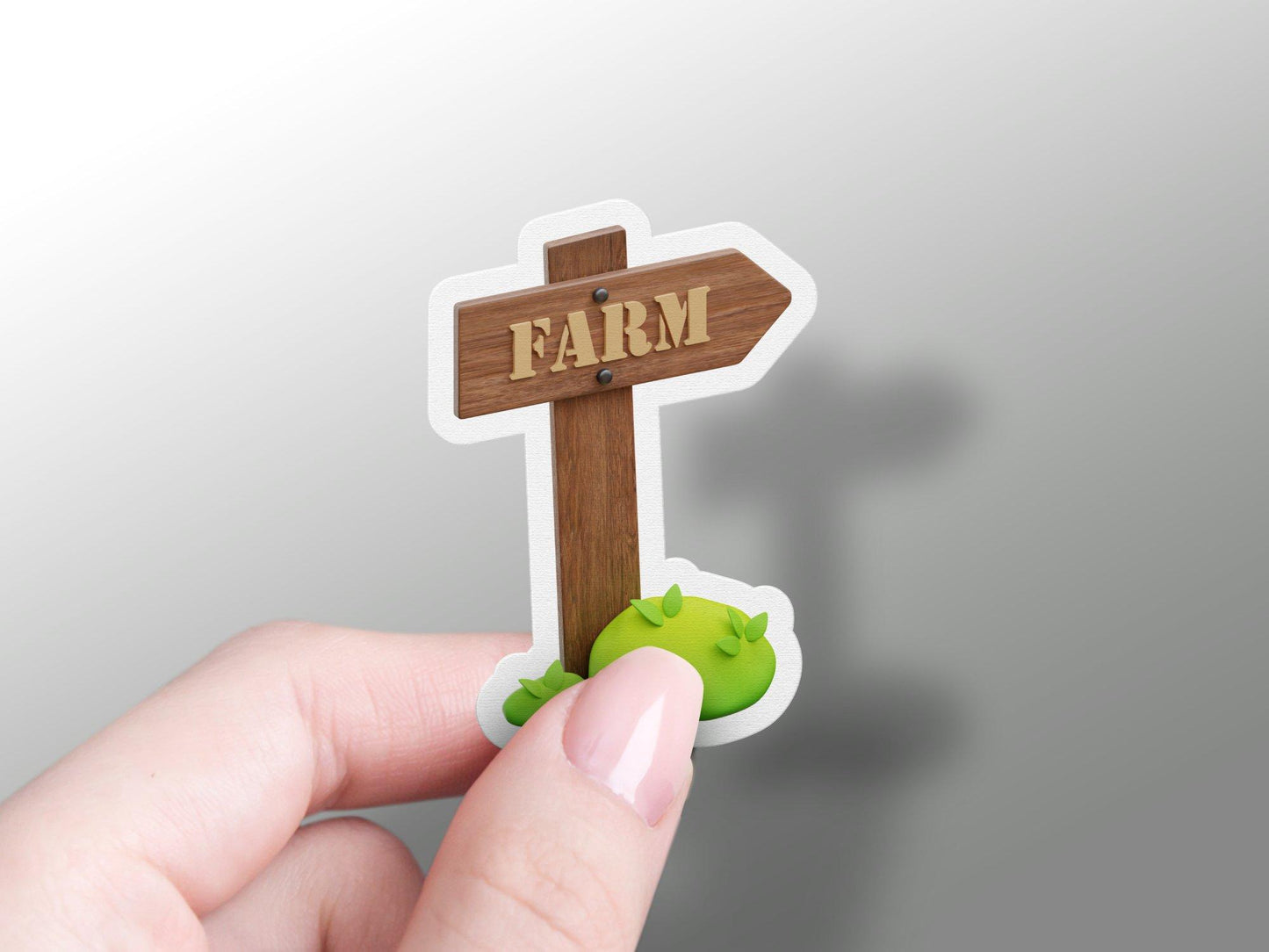 Wholesale Farm Wood Sticker