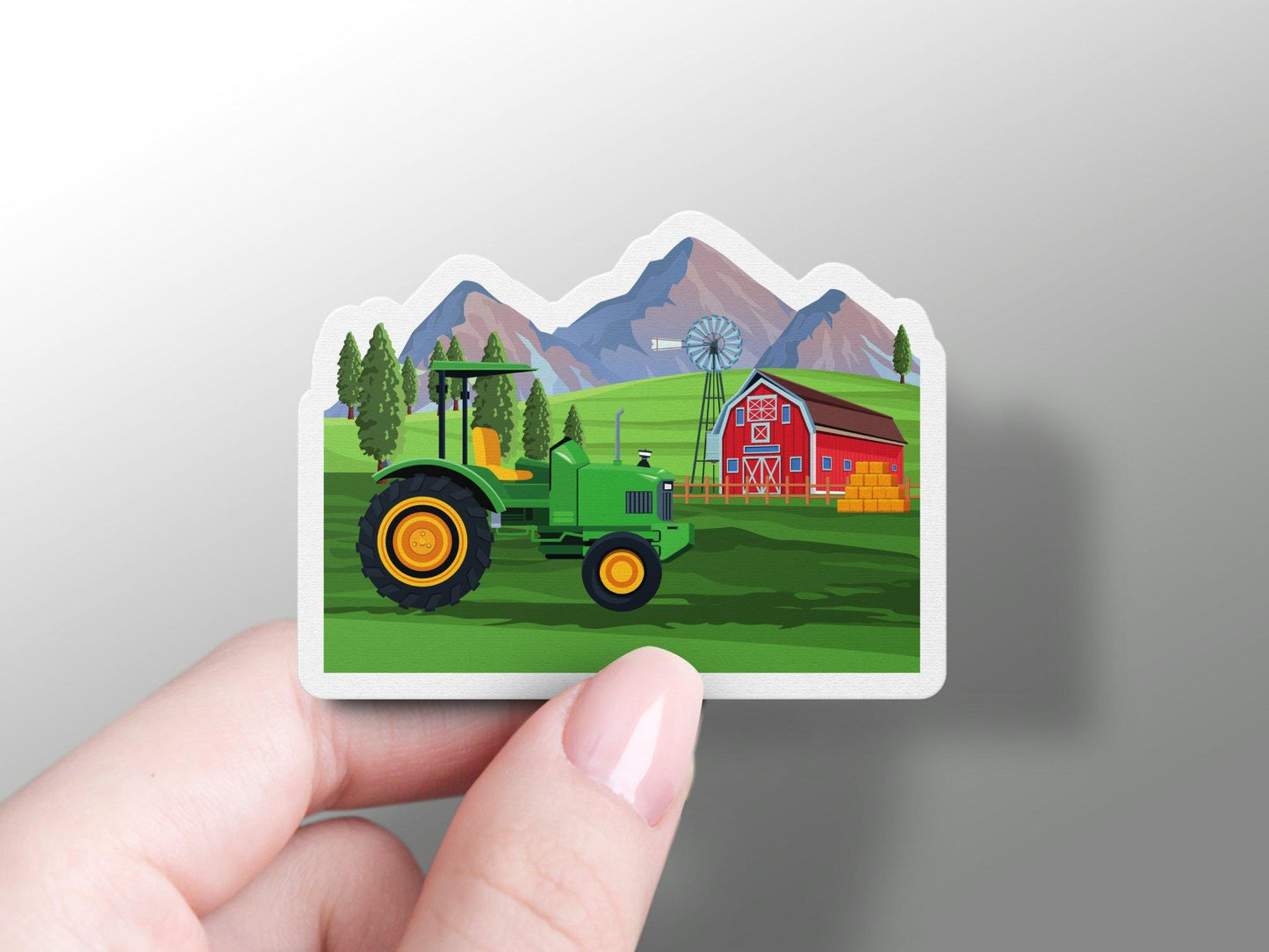 Mountain View Sticker