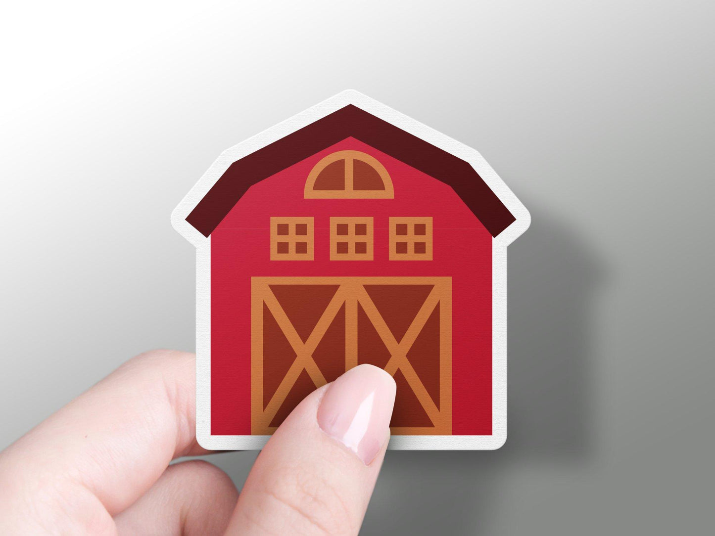 Wholesale Red Barn Sticker