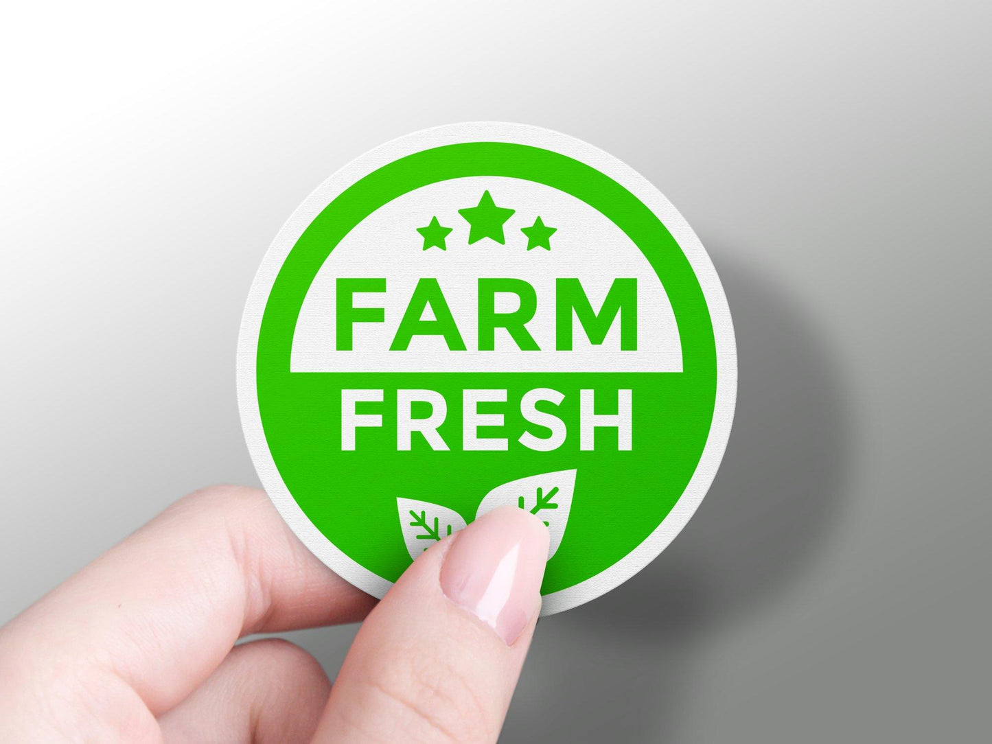 Wholesale Farm Fresh Icon Sticker