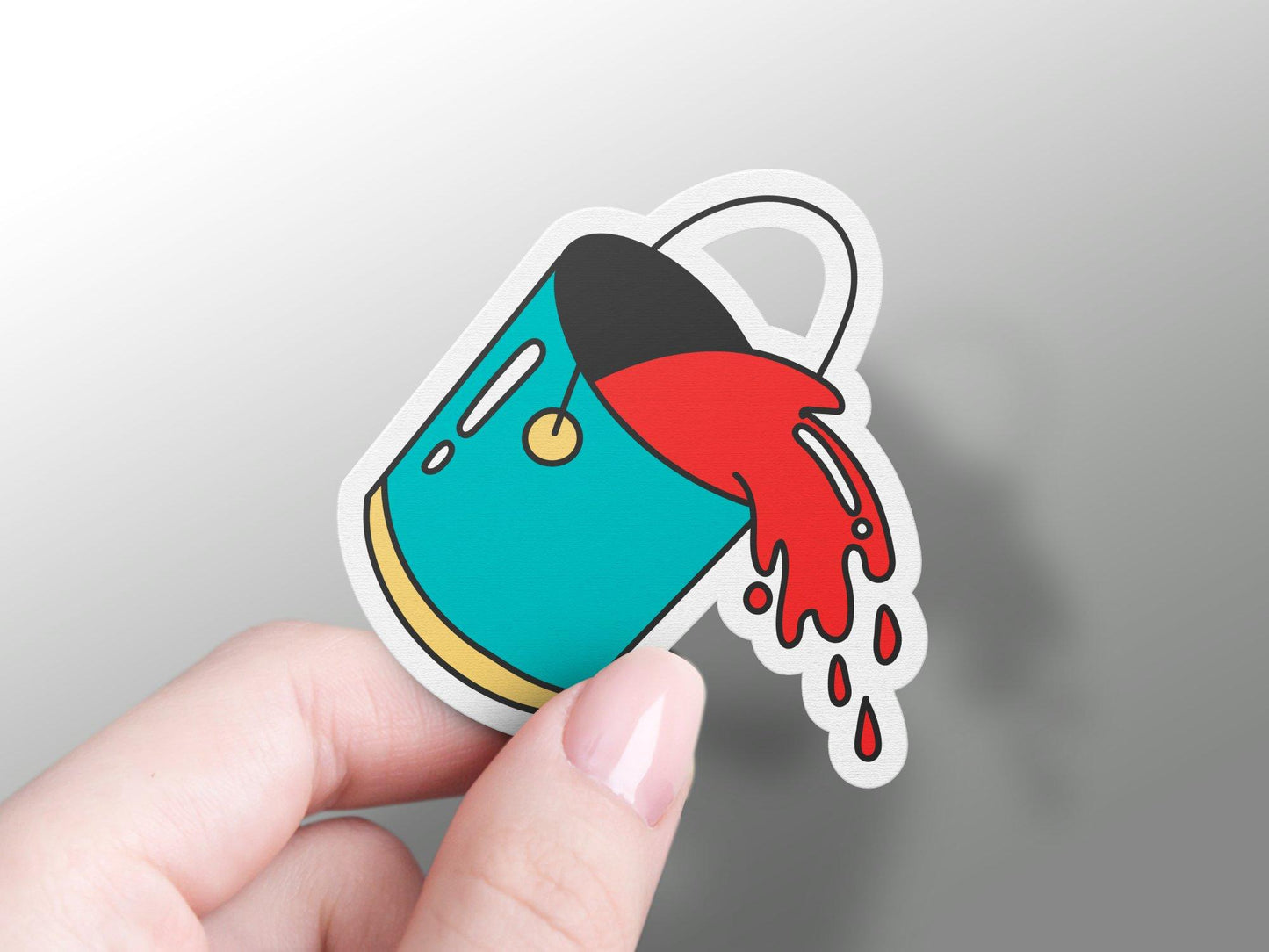 Color Bucket Sticker