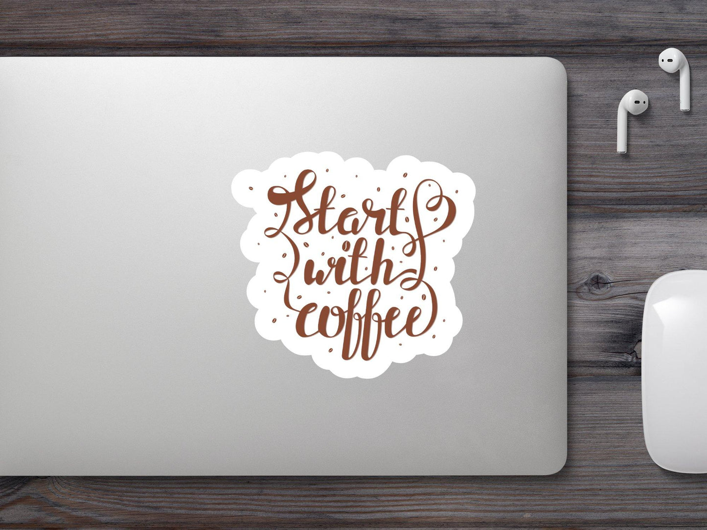 Wholesale Start With Coffee Sticker