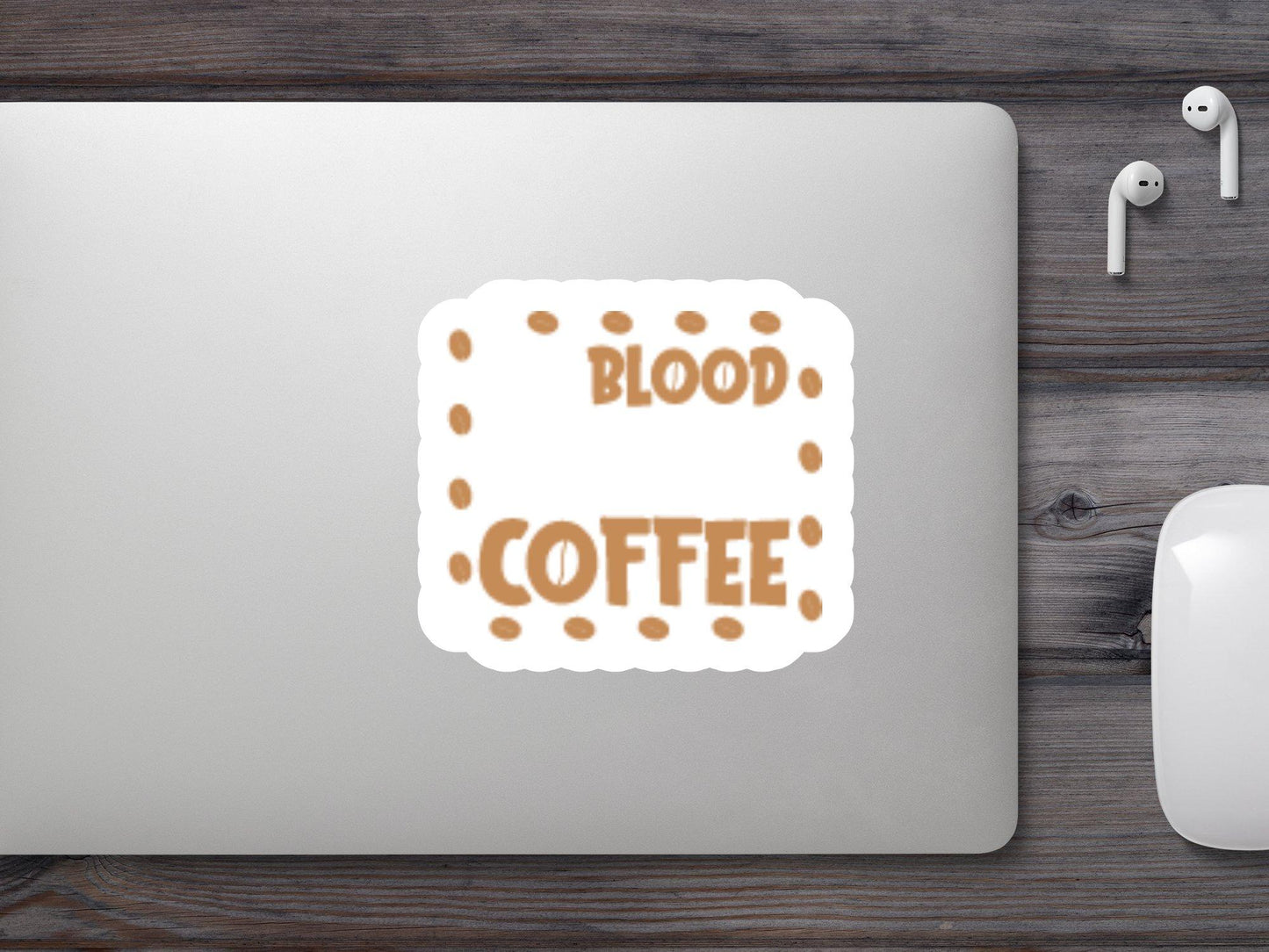 Blood Coffee Sticker