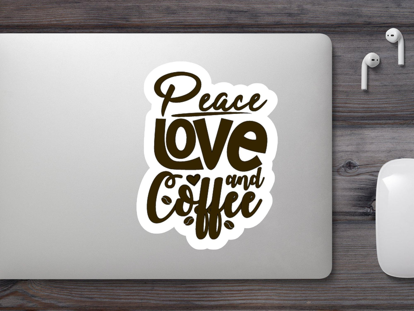 Wholesale Please Love and Coffee Sticker