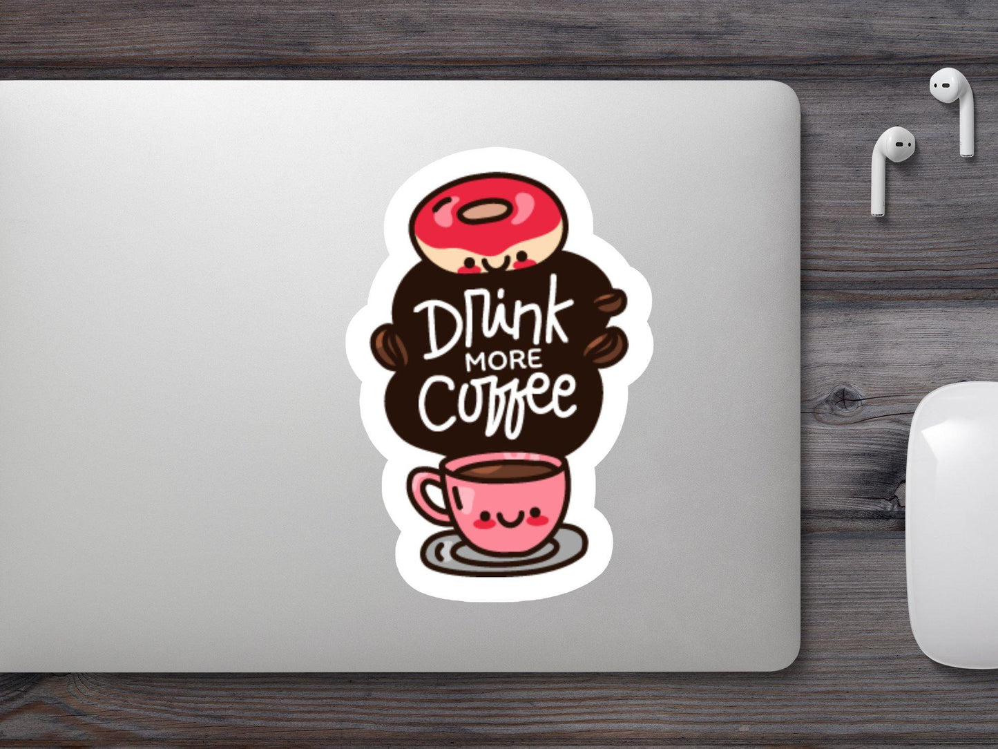 Wholesale Drink More coffee Sticker