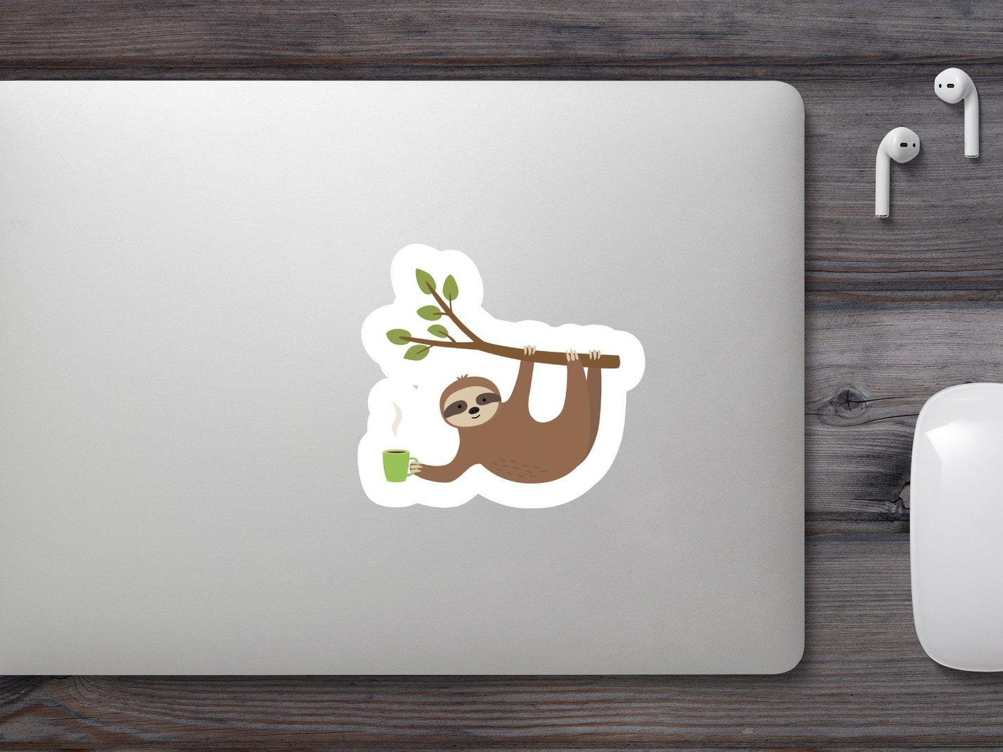 Wholesale Hanging Sloth With Cup Sticker