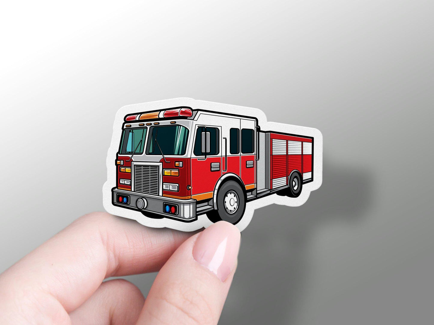 Wholesale Fire Engine Truck Sticker