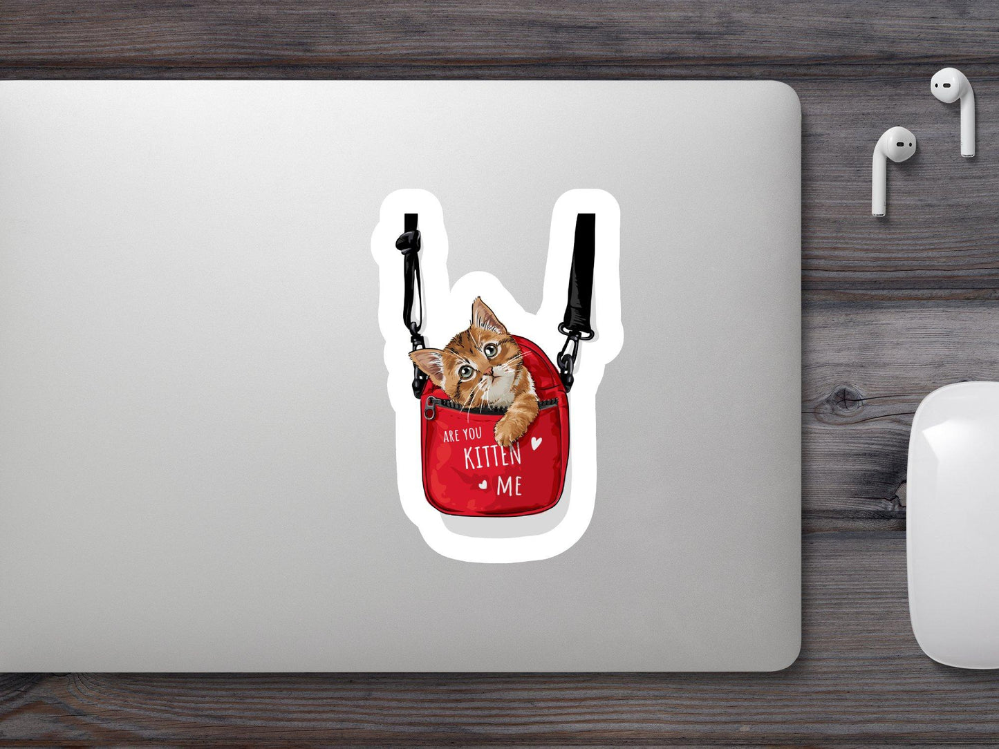 Wholesale Are You Kitten me Sticker
