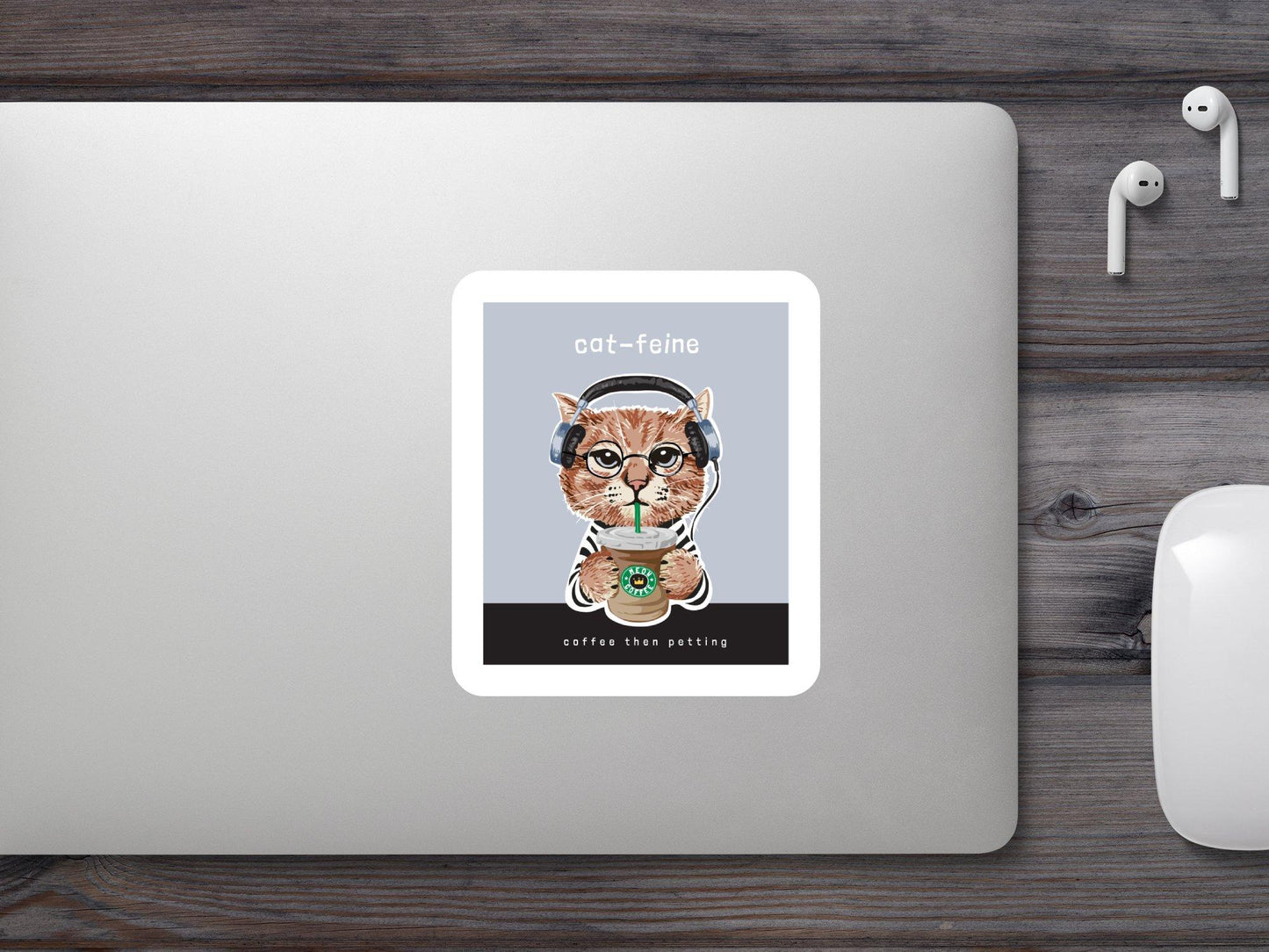 Cat-Feine Sticker