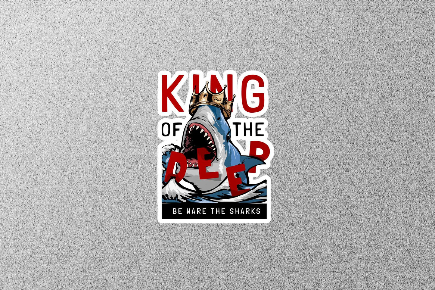 Wholesale Be Ware the Sharks Sticker