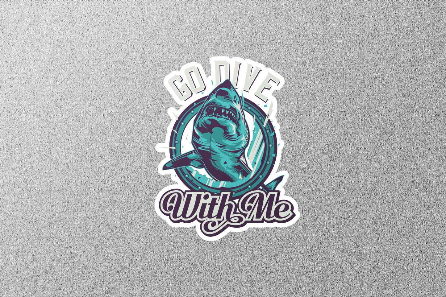 Wholesale Go Dive With Me Sticker