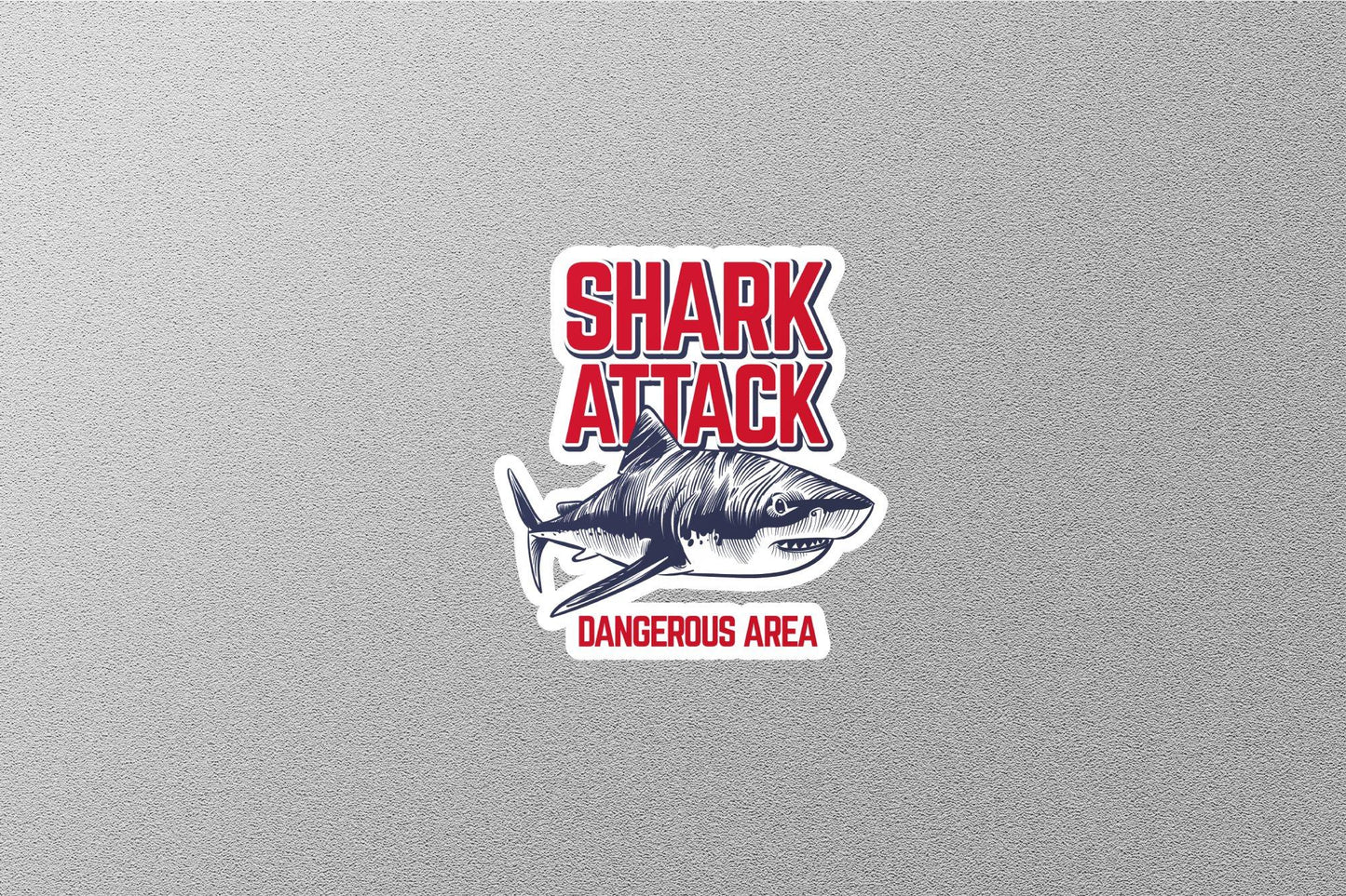 Shark Attack Sticker