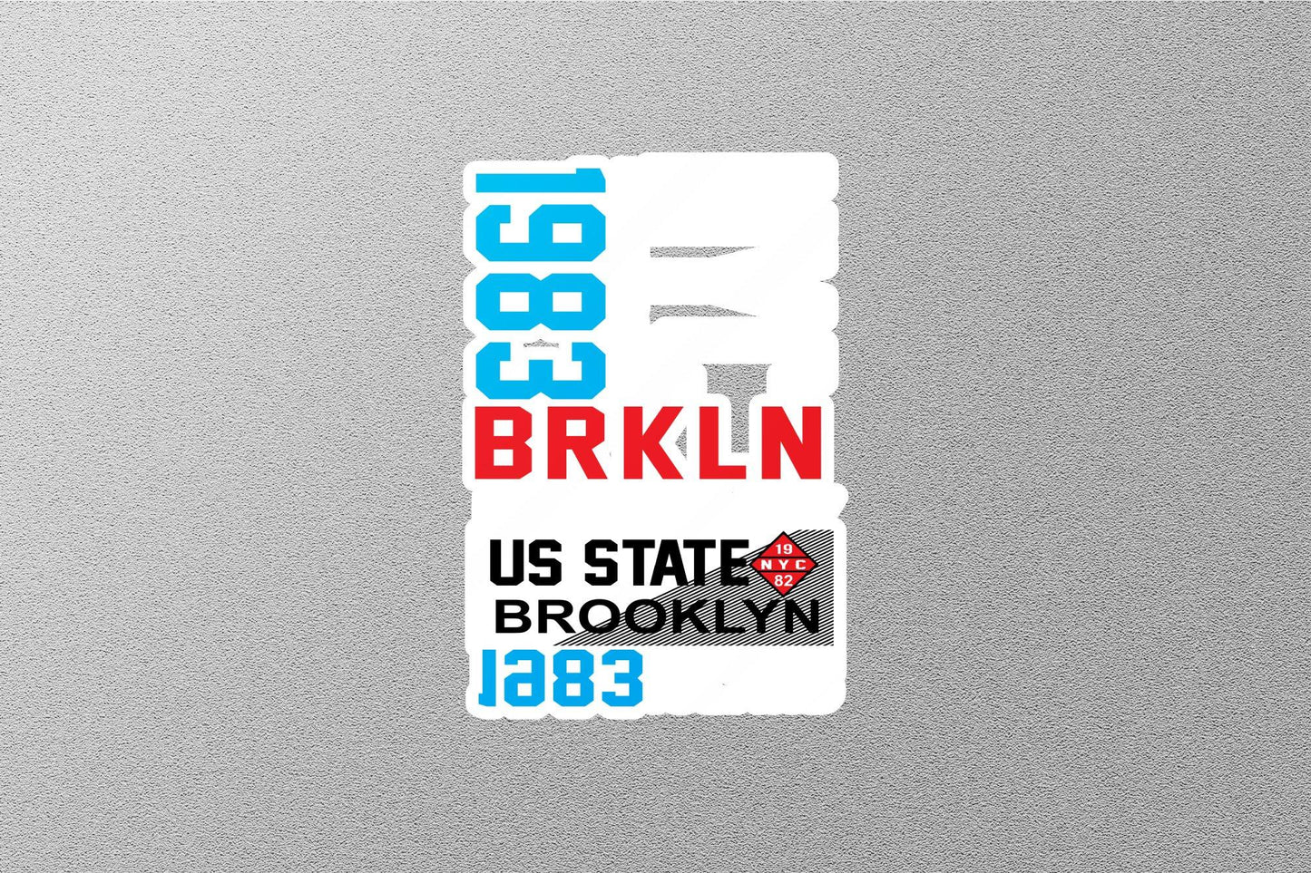 Wholesale US State Brooklyn Sticker